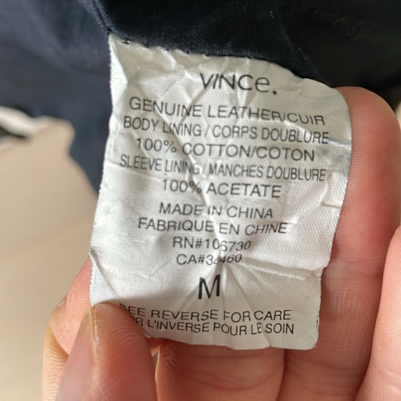 Vince women’s medium size 100% leather jacket - Picture 6 of 9